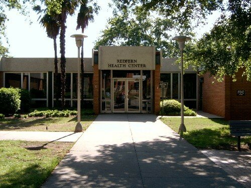 main entrance to Redfern health center